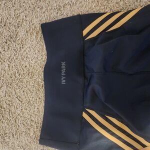 Ivy Park Black and Gold Leggings